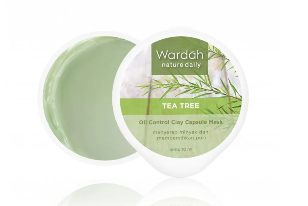 produk wardah untuk jerawat_Wardah Nature Daily Capsule Mask Tea Tree_