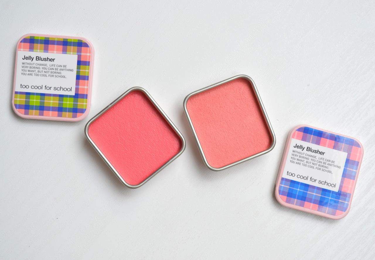 Too Cool for School Jelly Blusher Swatches Review (6)