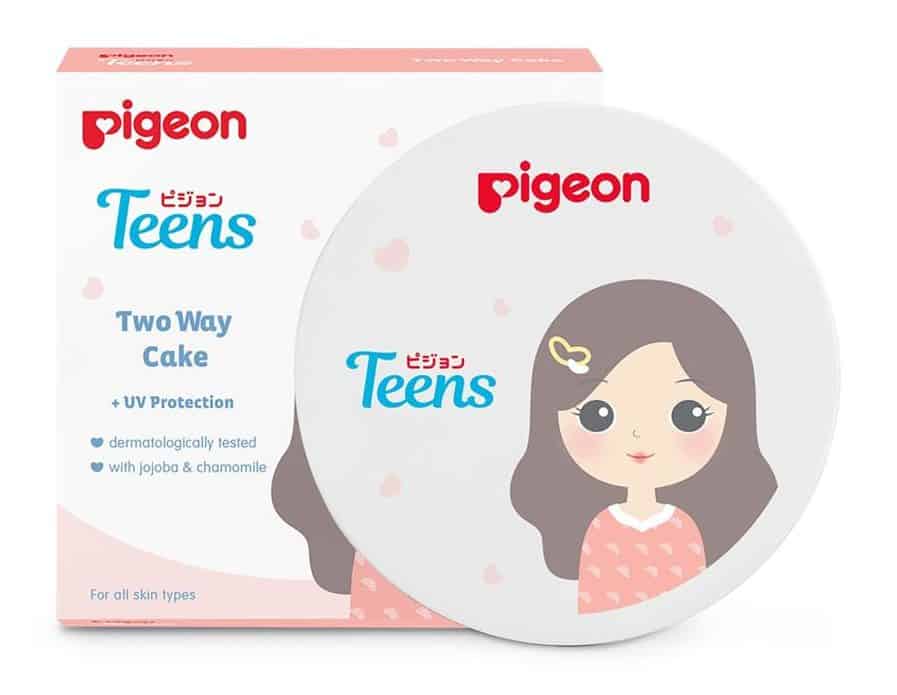 bedak untuk remaja_Pigeon Teens Two way cake (Copy)