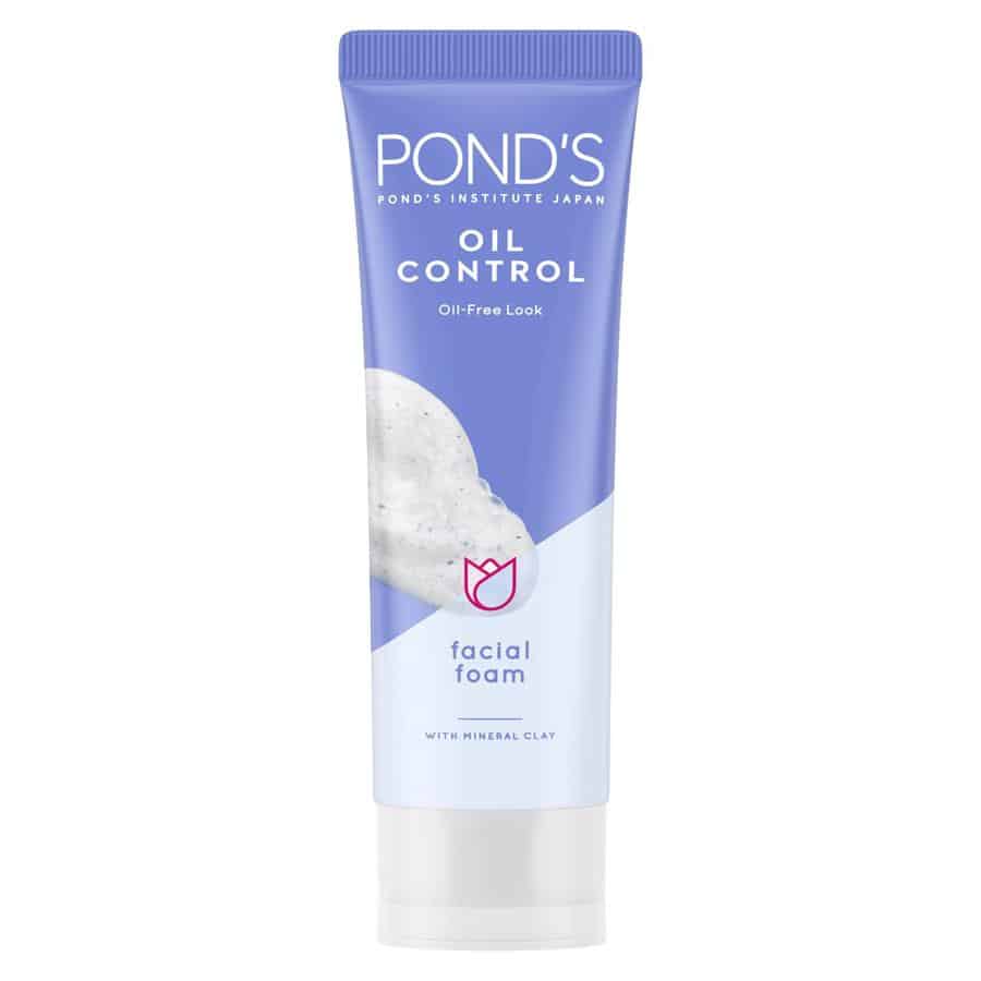 produk ponds untuk kulit berminyak_Ponds oil control oil free look facial foam (Copy)
