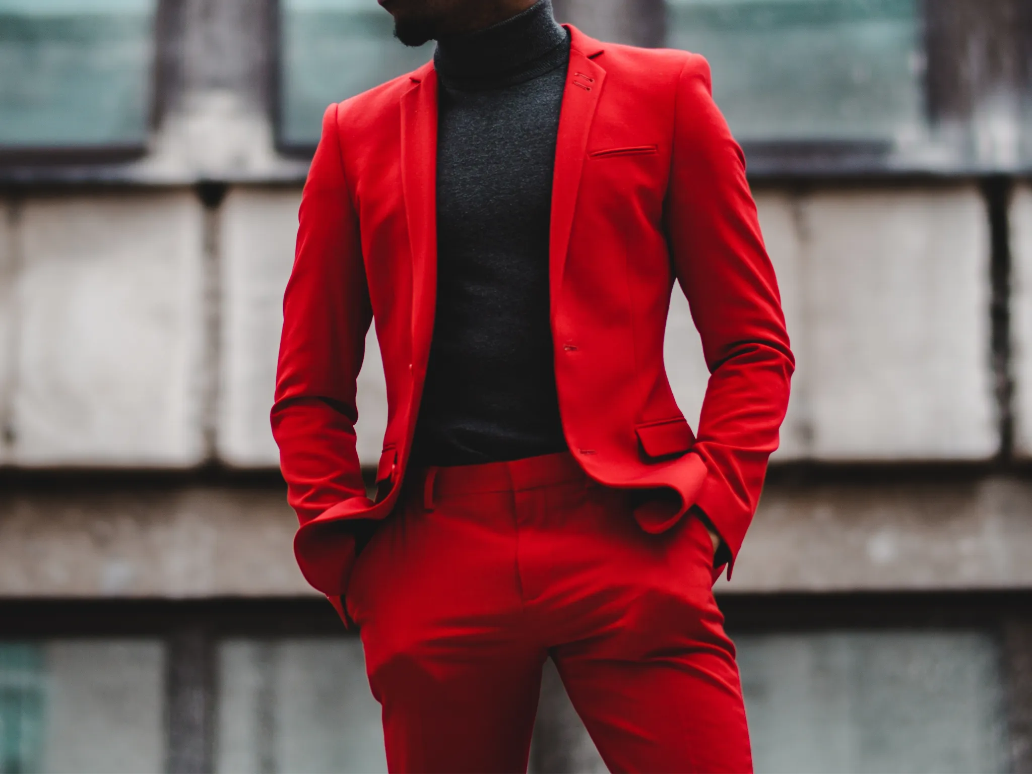 3. Bright or Pastel Color Suit_