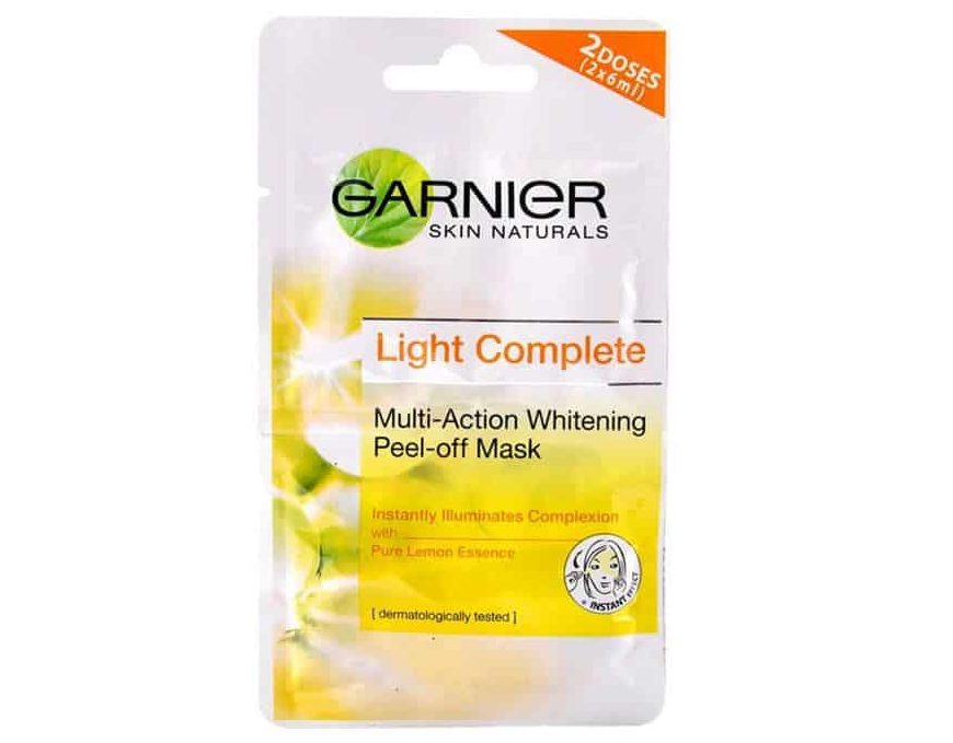 Garnier Light Complete Whitening Peel Off Mask