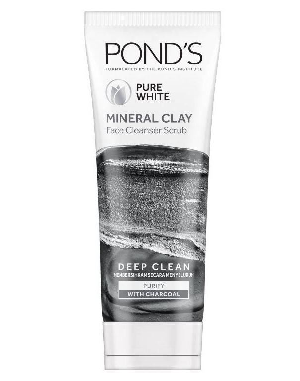 Pure White Mineral Clay Face Cleanser Scrub