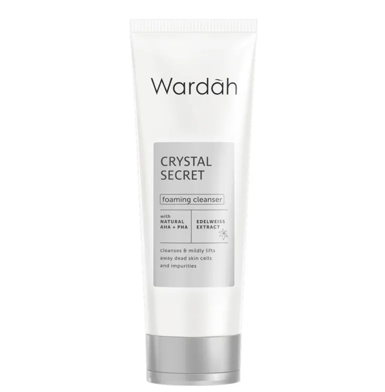 produk wardah untuk menghilangkan flek hitam_Wardah Crystal Secret Foaming Cleanser_