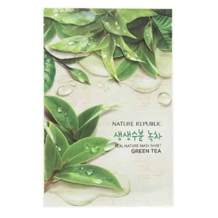 Real Nature Green Tea Mask Sheet