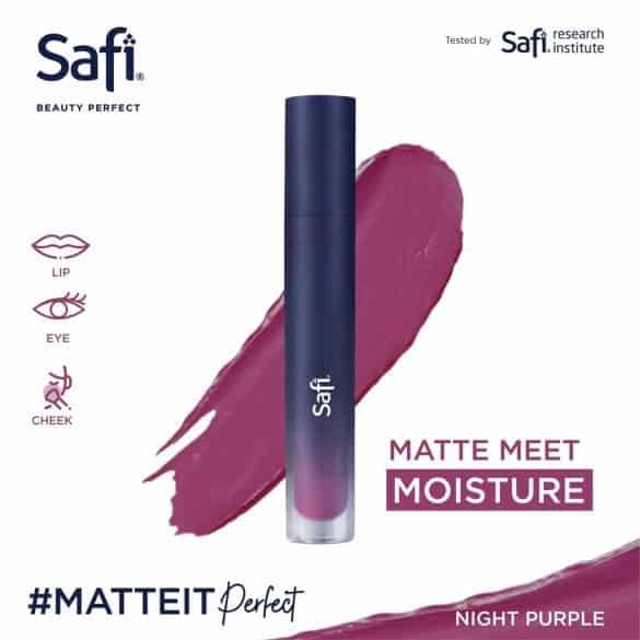 Safi Matte It Perfect Lip Cream – Night Purple