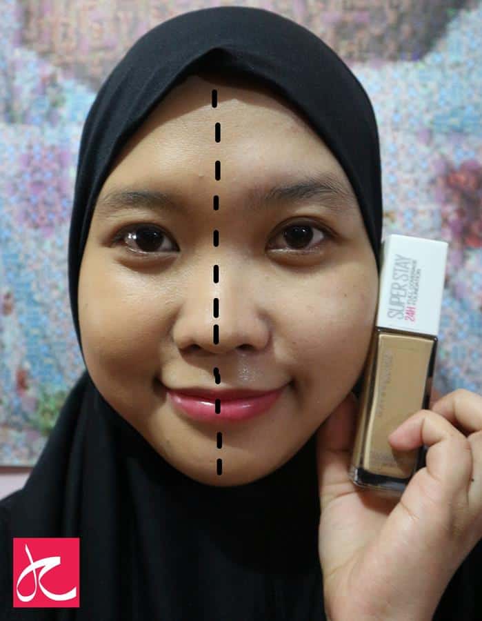 Review Maybelline Superstay Foundation 24H Full Coverage 13