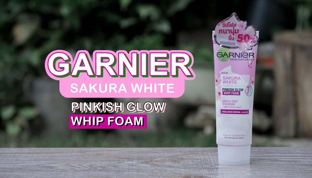 Garnier Sakura White Pinkish Glow Whip Foam