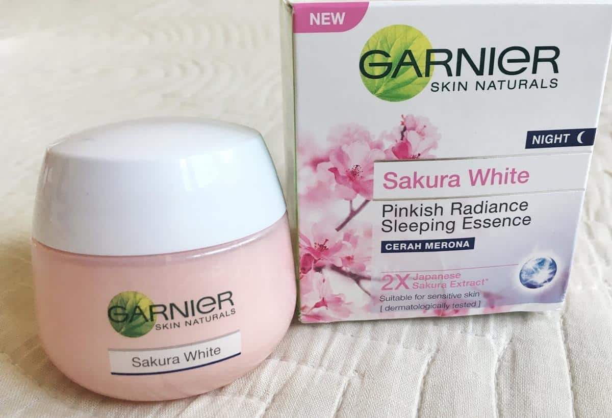 Garnier Sakura White Pinkish Radiance Sleeping Essence