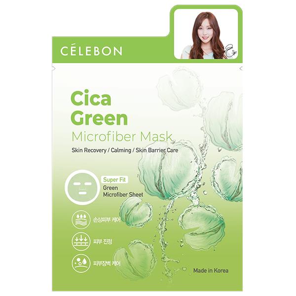 Celebon Cica Green Microfiber Mask