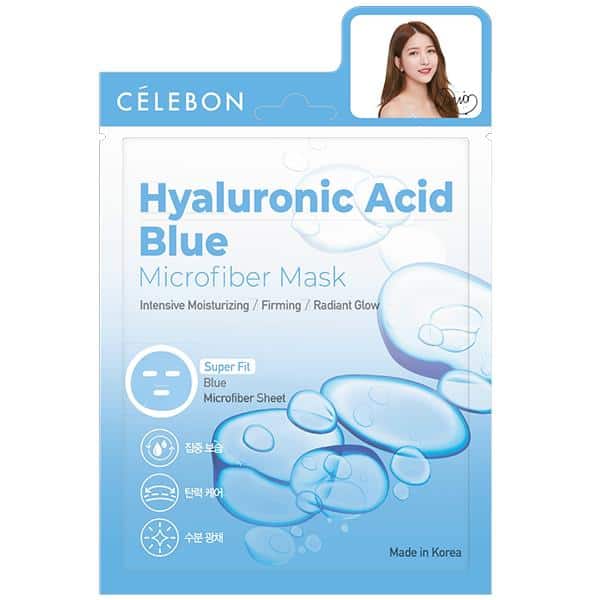 Celebon Hyaluronic Acid Blue Microfiber Mask