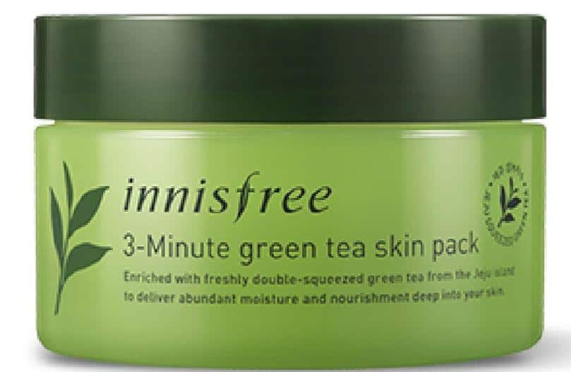 Innisfree 3-Minute Green Tea Skin Pack