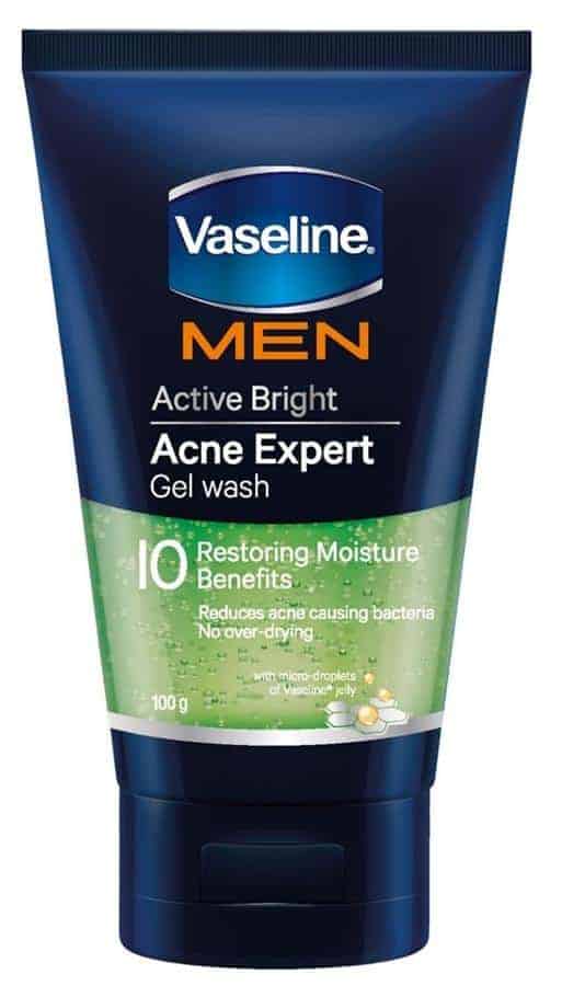 Vaseline Men Active Bright Acne Expert Gel Wash