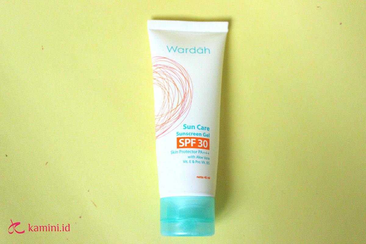 Review Wardah Sunscreen Gel 1