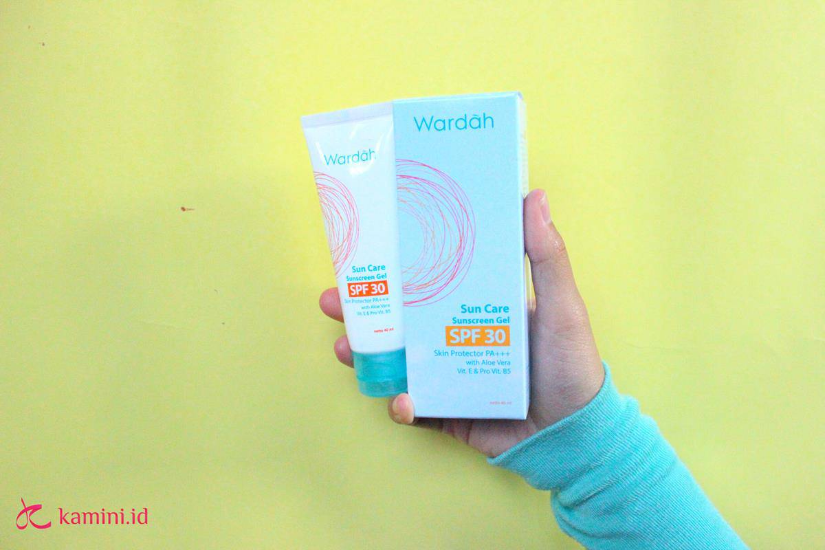 Review Wardah Sunscreen Gel 3