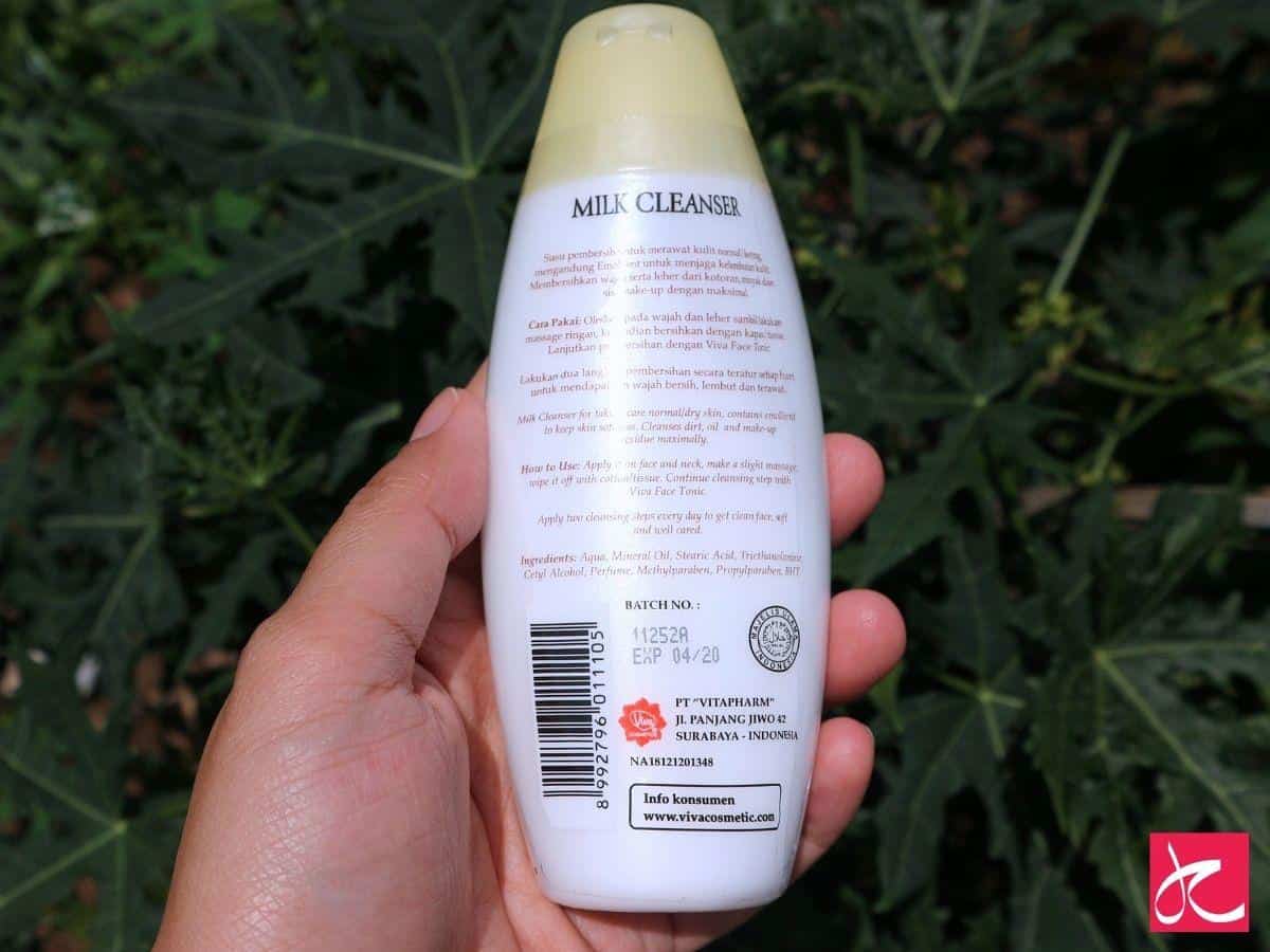 Review Pembersih Wajah Legendaris, Viva Milk Cleanser 5