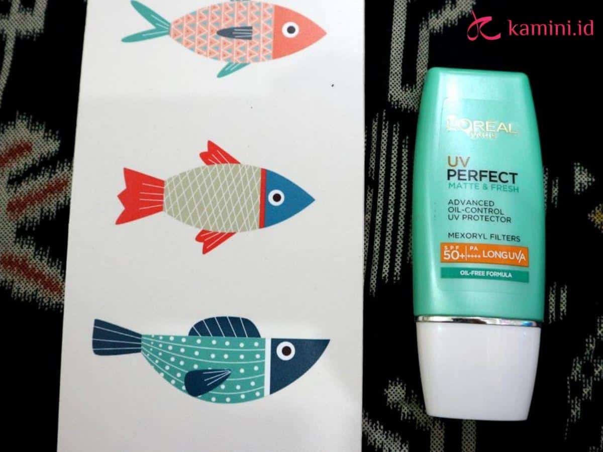 Review L'Oréal Paris UV Perfect Matte & Fresh Sunscreen 5