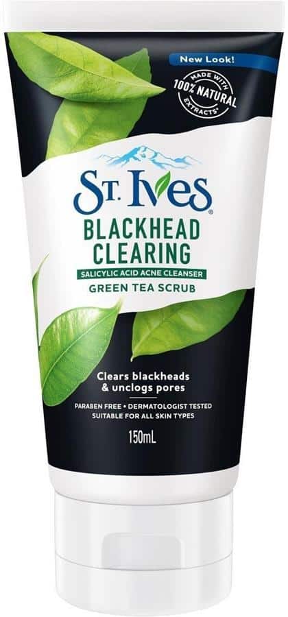 produk st ives untuk jerawat_St. Ives Blackhead Clearing Green Tea Scrub