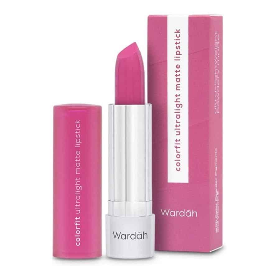 warna lipstik wardah matte untuk remaja_Wardah Colorfit Ultralight Matte Lipstick Punch Fuchsia