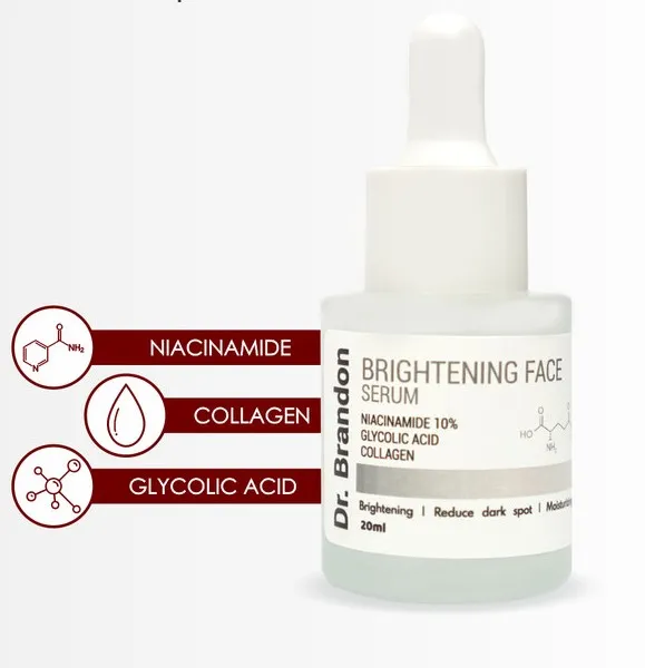 serum di bawah 50 ribu_Dr.Brandon Niacinamide 10% + Collagen Brightening Face Serum_