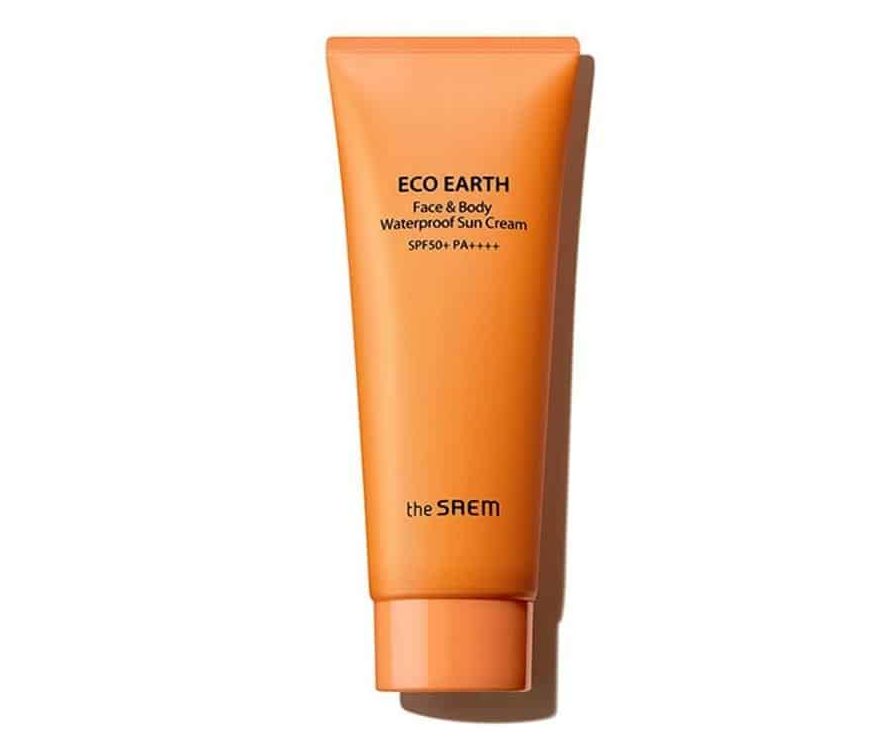 varian sunscreen the saem_Eco Earth Face & Body Waterproof Sun Cream