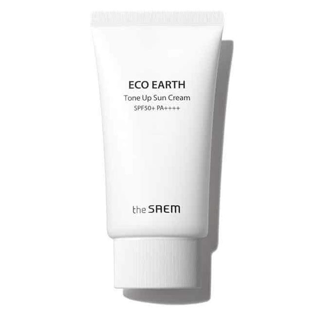 varian sunscreen the saem_Eco Earth Tone Up Sun Cream
