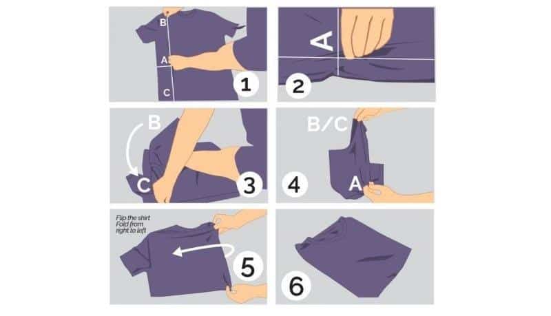 cara melipat baju_Melipat Baju dengan Cara Menggulung Bagian Ketiak