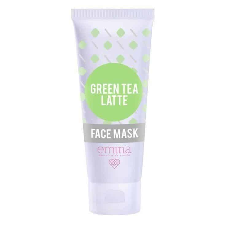 skincare emina untuk kulit berjerawat_Emina Green Tea Latte Face Mask