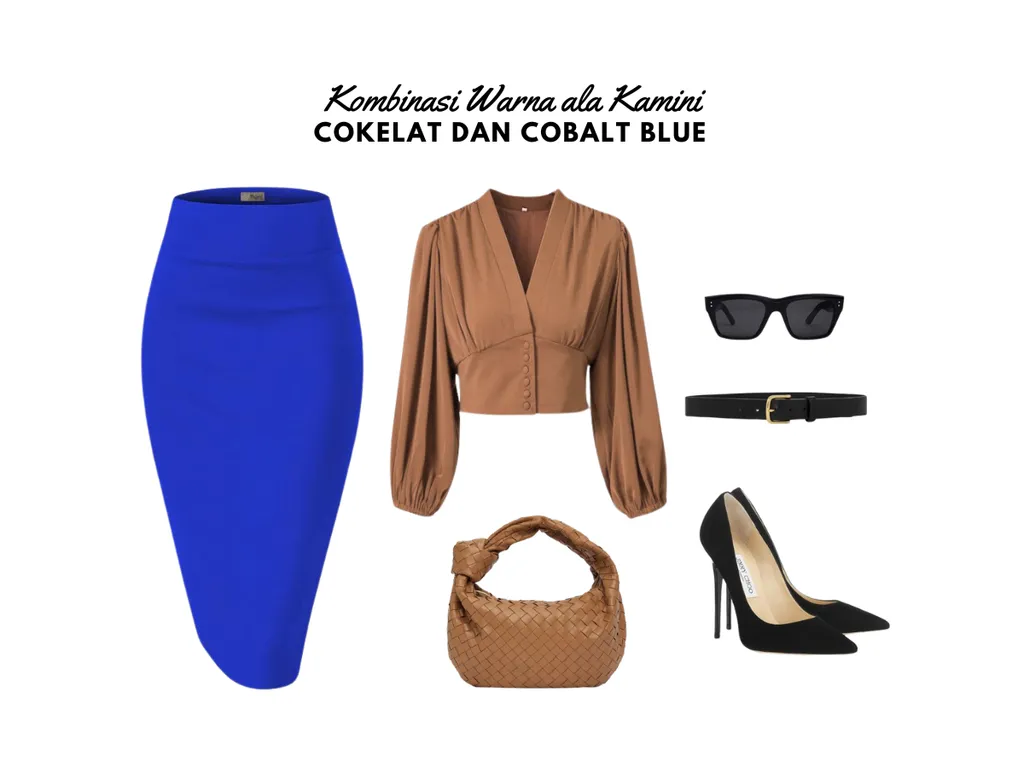 Warna Cokelat dan Cobalt Blue_