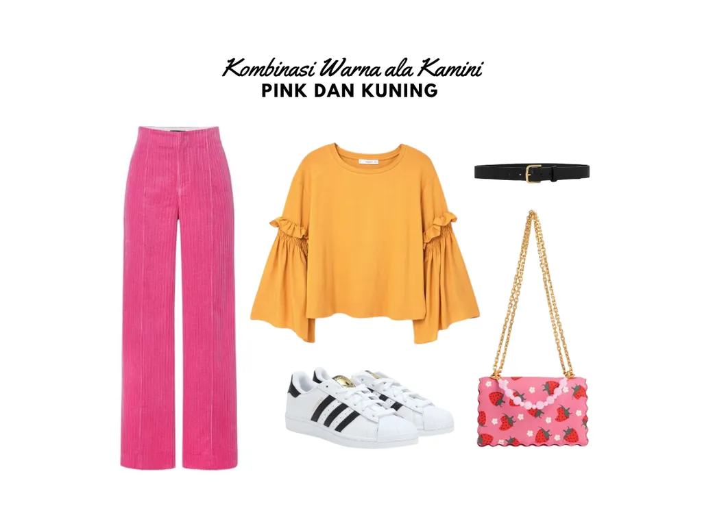 Warna Pink dan Kuning_