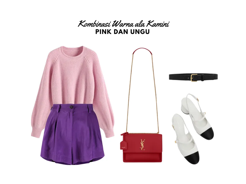 Warna Pink dan Ungu_