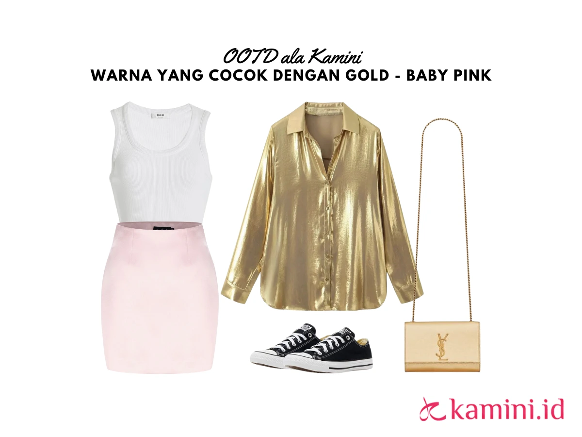 Warna yang Cocok Dengan Gold - Baby Pink