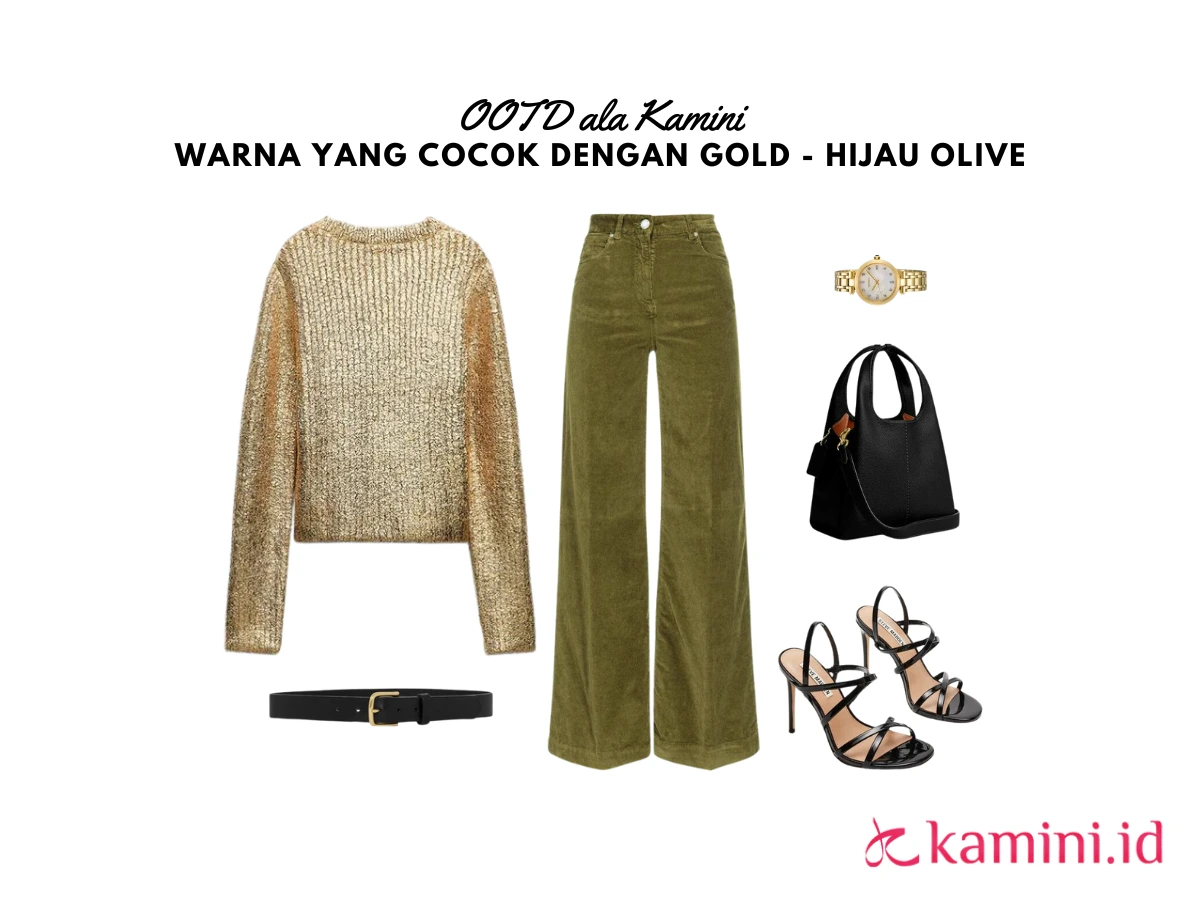 Warna yang Cocok Dengan Gold - Hijau Olive