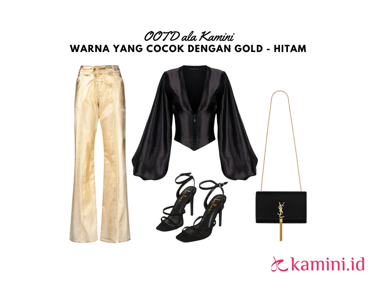 Warna yang Cocok Dengan Gold - Hitam