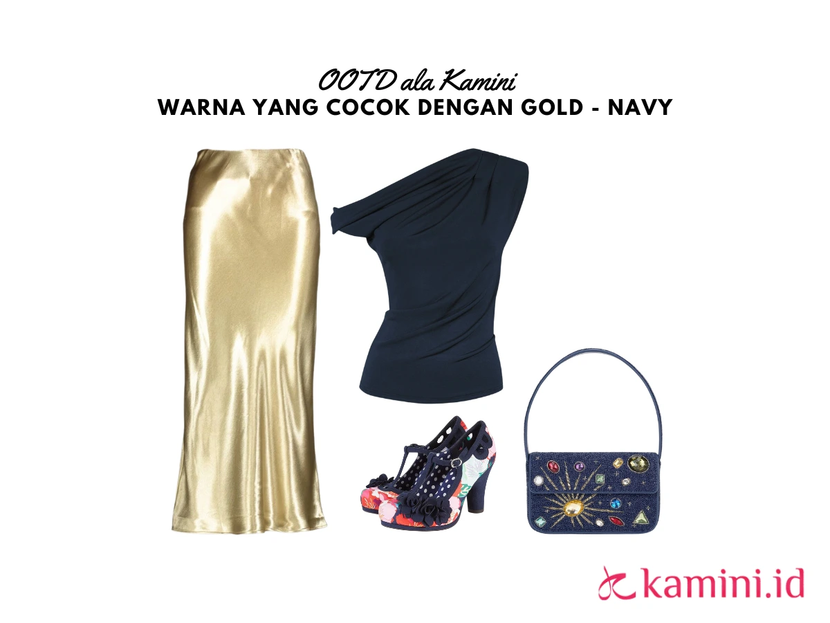 Warna yang Cocok Dengan Gold - Navy