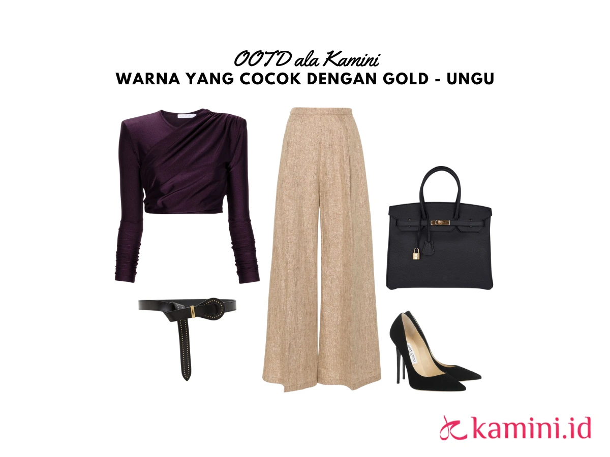 Warna yang Cocok Dengan Gold - Ungu