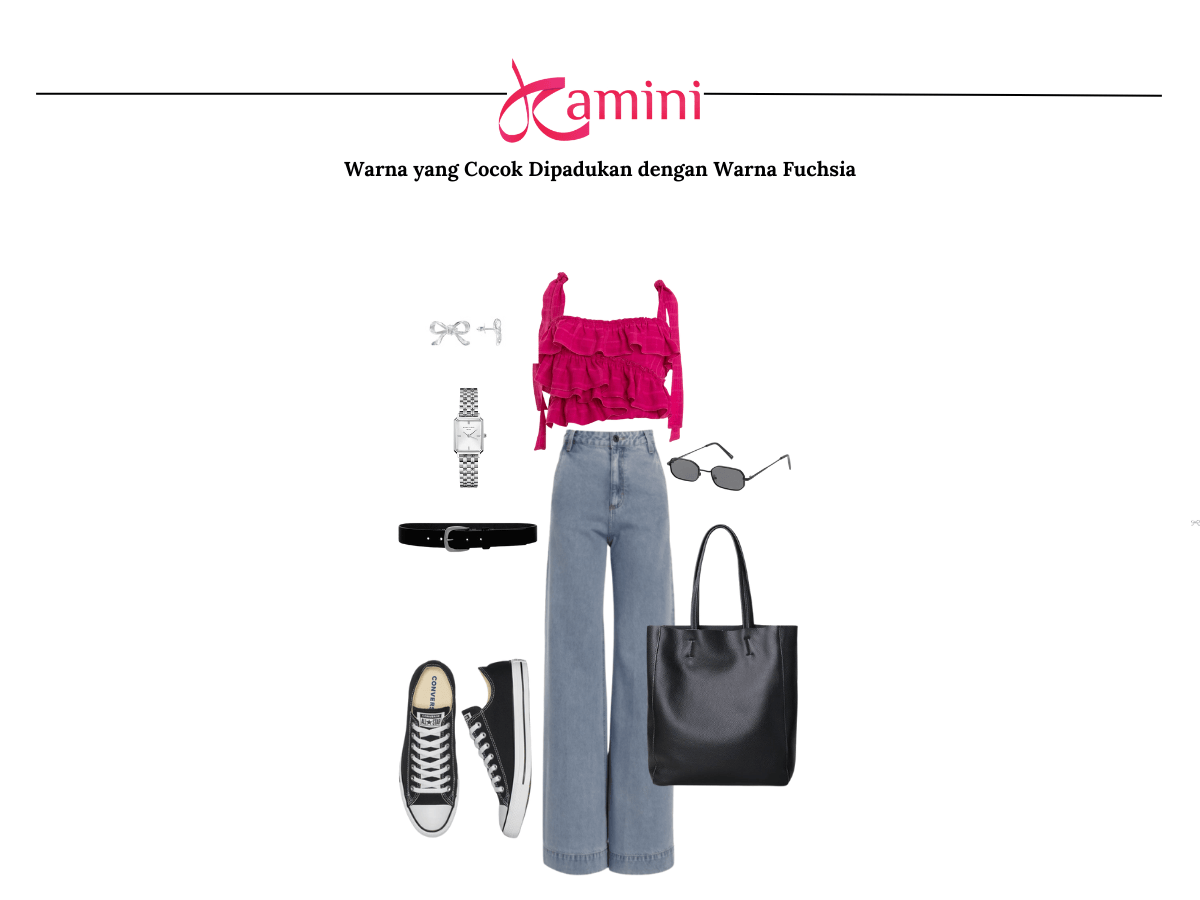 Warna Fushsia dan Warna Abu-Abu