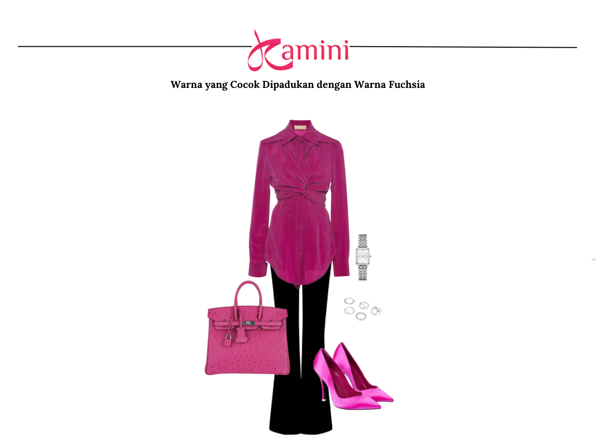 Warna Fushsia dan Warna Hitam