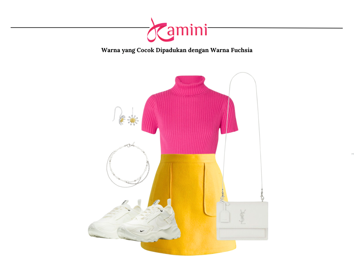 Warna Fushsia dan Warna Kuning
