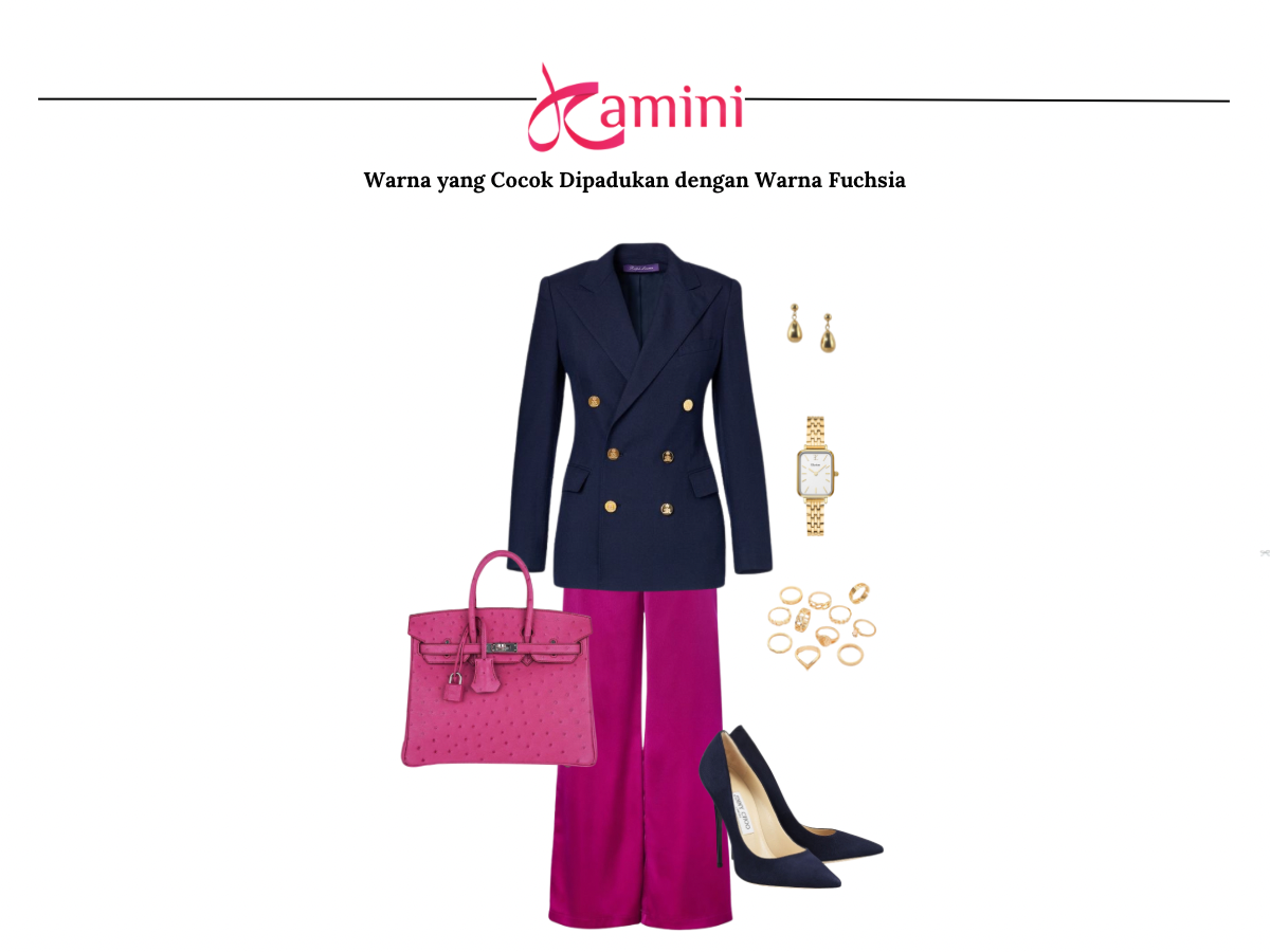 Warna Fushsia dan Warna Navy