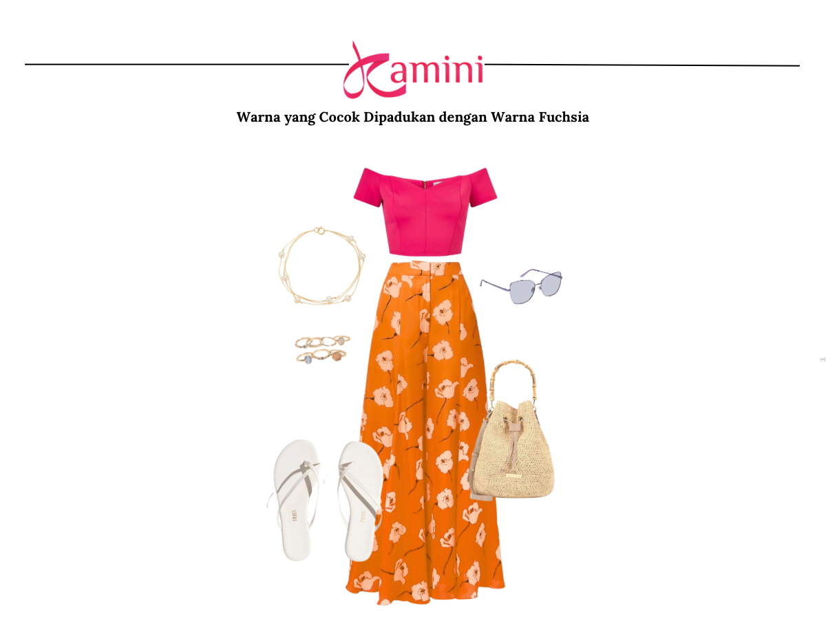Warna Fushsia dan Warna Oranye