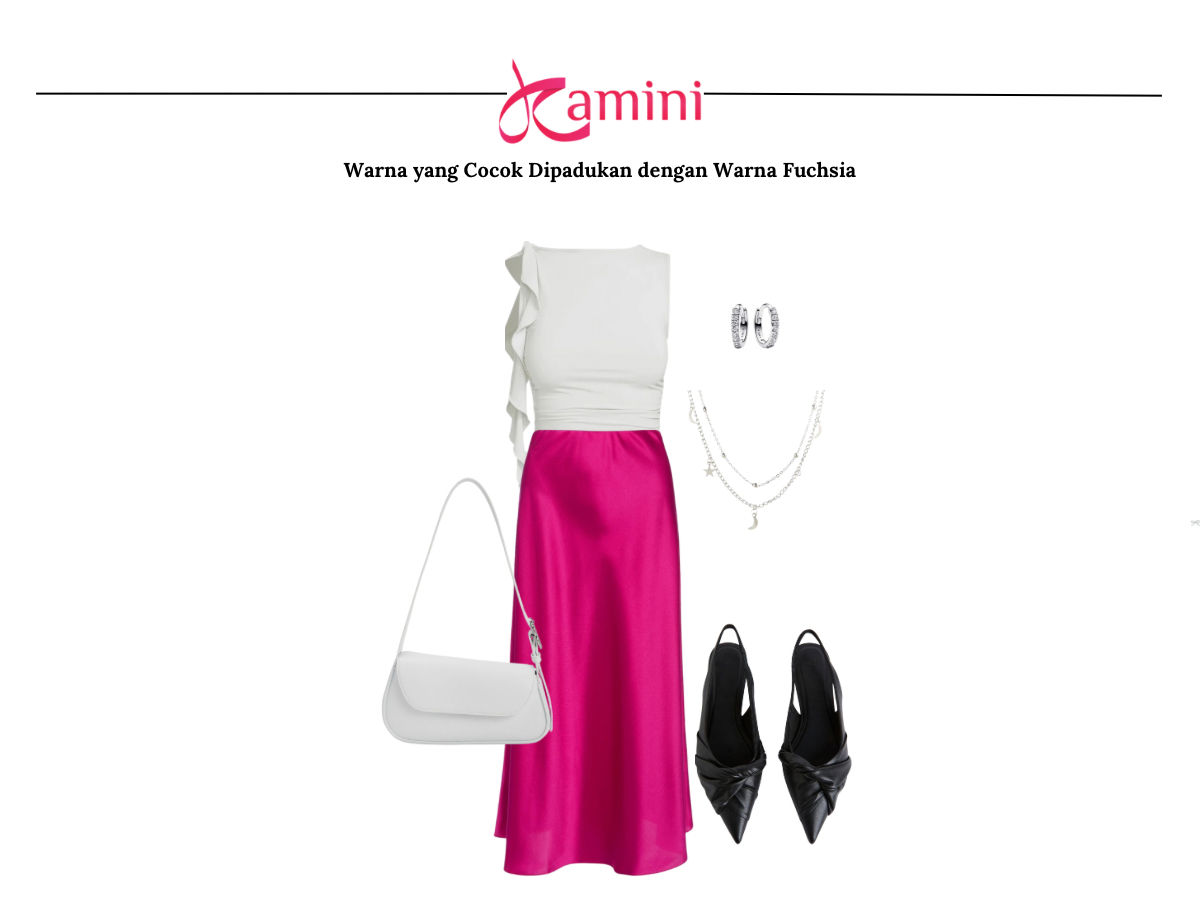 Warna Fushsia dan Warna Putih