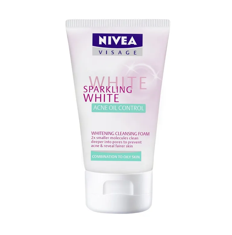 Nivea Sparkling White Acne Oil Control Cleansing Foam