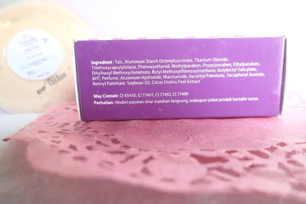 Review Emeron Lovely White UV Loose Powder_Ingredients_