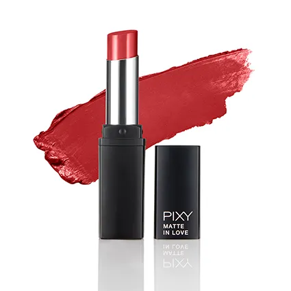 warna lipstick pixy yang cocok untuk bibir hitam_PIXY Matte in Live Shade Divine Rouge_