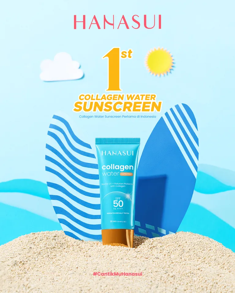 Hanasui Collagen Water Sunscreen_ First colagen water sunscreen_