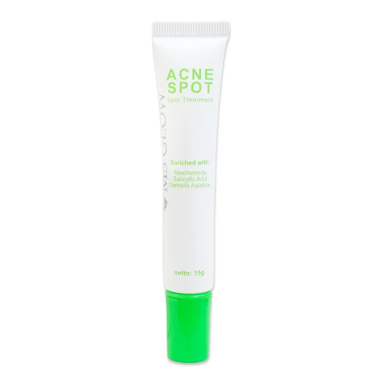cara pakai ms glow acne spot treatment__