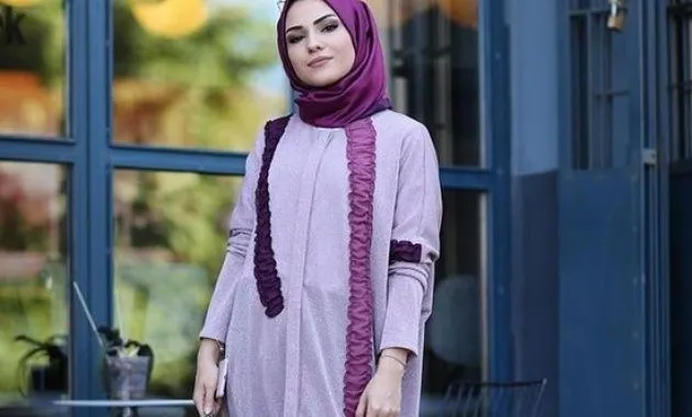 warna hijab untuk baju ungu muda_Ungu Muda dengan Hijab Ungu Tua_