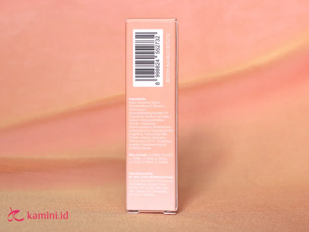 Review Hanasui Tintdorable Lip Stain_ingredients_