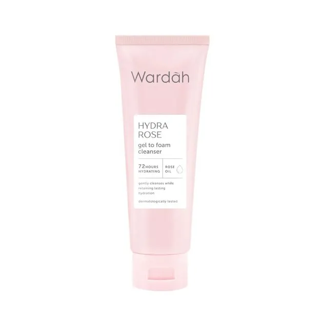 wardah-hydra-rose-gel-to-foam-cleanser_